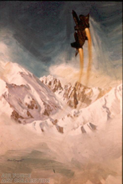 YF-12A OVER MOUNT WHITNEY